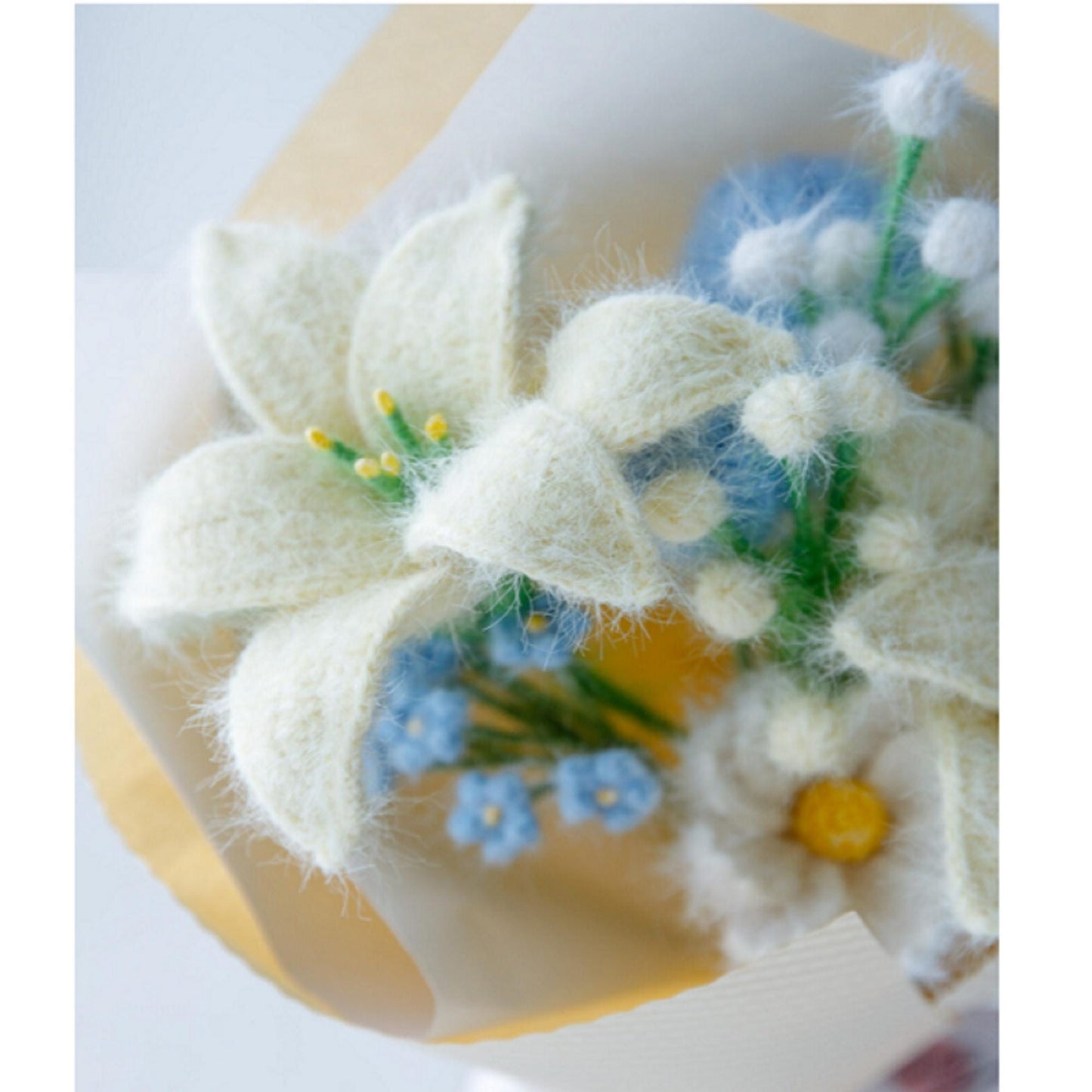 Handmade Crochet Bouquet, Everlasting Flowers, Allergy free flower, Plush Soft Flowers, Crochet Plush Bouquet, Forever Flowers, Never Wilts