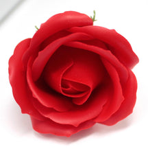 Load image into Gallery viewer, Christmas Red Ornament Soap Flowers - Scented Bath Soap Petals - Holiday Gift - Handmade Soap Roses and Carnations - Gift for Her - Stocking