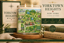 Load image into Gallery viewer, Any town Custom Hometown Map Candle, Hometown Candles, Light The Memories