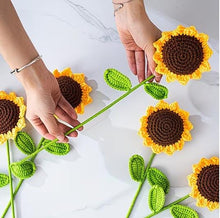 Load image into Gallery viewer, Handmade Crochet Sunflower, 10" Oversized, | Forever Flower Gift | Artisan Crochet Floral Décor A little sunshine that blooms forever