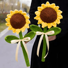 Load image into Gallery viewer, Giant Handmade Crochet Sunflower, 22" Oversized, | Forever Flower Gift | Artisan Crochet Floral Décor A little sunshine that blooms forever