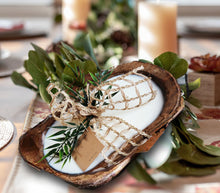 Load image into Gallery viewer, Wooden Dough Bowl Soy Candle - Naturally GiftedNY