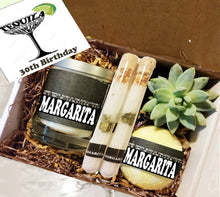 Load image into Gallery viewer, Birthday Gift, Best Friend Gift,  30th Birthday Gift, Margarita Candle Gift Box,Thinking of You Gift, Friend Gift, Friend Gift, Gift For Her - Naturally GiftedNY