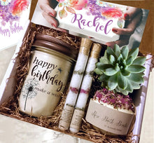 Load image into Gallery viewer, 50th birthday Gifts for her, Birthday gift Coworker, Friend Birthday Gift,  Best Friend Birthday, Sister Gift, Birthday for Women, Wife Gift - Naturally GiftedNY
