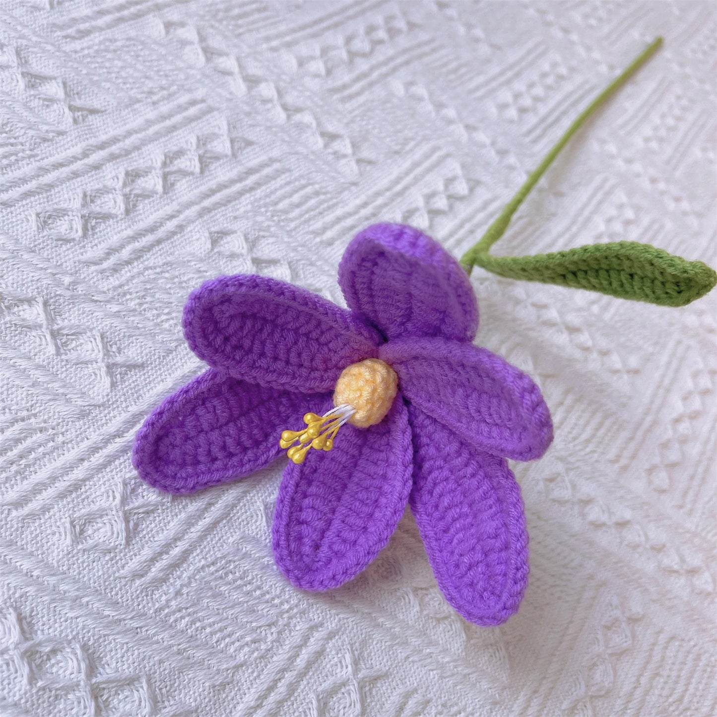 Handmade Crochet Tulip Boxes, Pastel Colors, Lasting Floral Gift