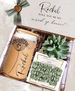Personalized Bridesmaid Tumbler Gift| Personalized Gift for Her| Gift Box for Her