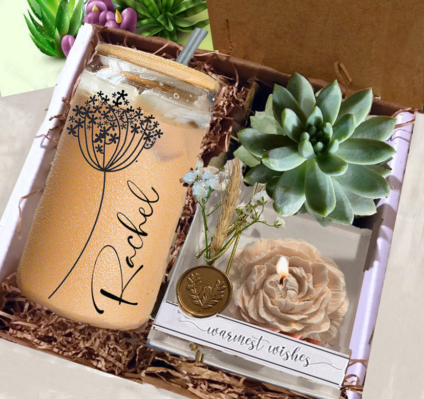 Personalized tumbler, personalized tumbler gift, Birthday Gift Box, Gift for Her