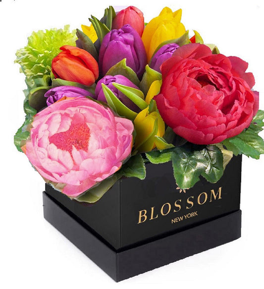 Soap Flower Gift Box, Custom Forever Set for Birthdays and Special Occasions