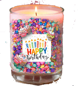 Sprinkle Birthday Candles