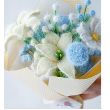 Load image into Gallery viewer, Handmade Crochet Bouquet, Everlasting Flowers, Allergy free flower, Plush Soft Flowers, Crochet Plush Bouquet, Forever Flowers, Never Wilts

