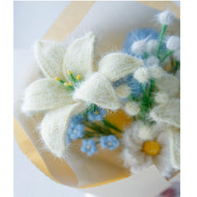 Load image into Gallery viewer, Handmade Crochet Bouquet, Everlasting Flowers, Allergy free flower, Plush Soft Flowers, Crochet Plush Bouquet, Forever Flowers, Never Wilts

