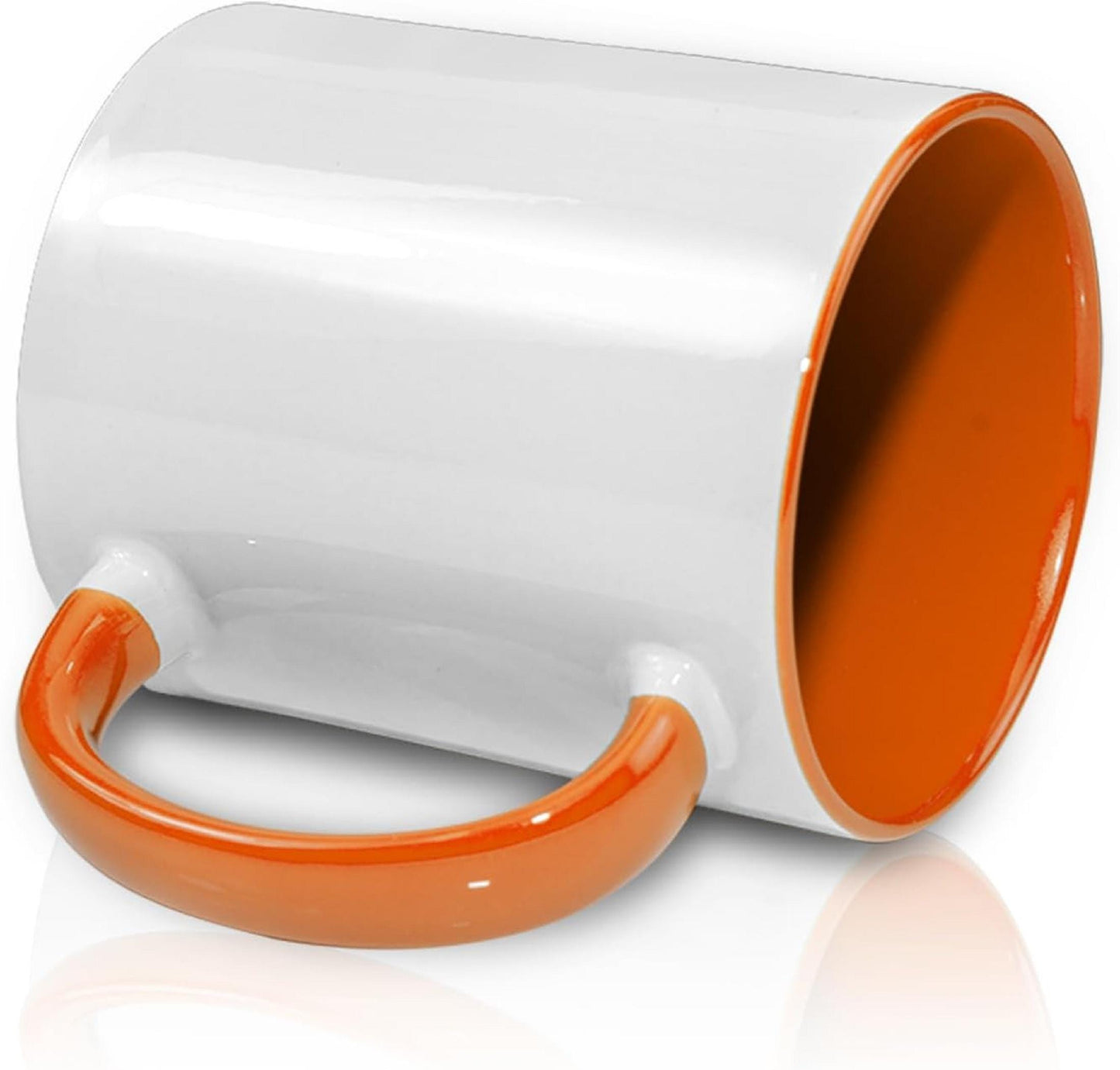 Sublimtion Blanks Ceramic White  Coffee Mugs , 11OZ Sublimation Cups, 6