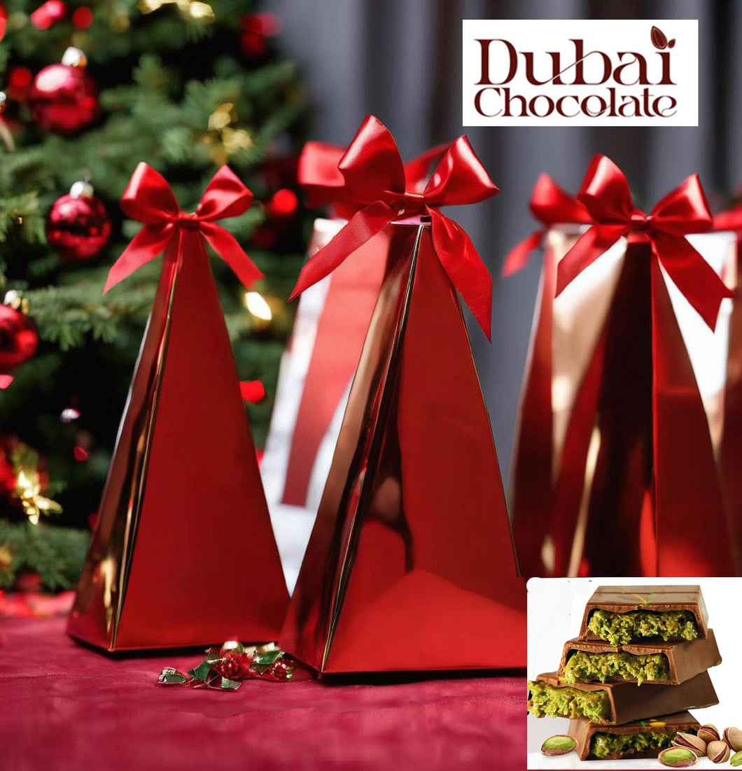 VIRAL TikTok Dubai Chocolate | Pistachio Filling | Instagram Famous Trending Dessert | Social Media Chocolate Bar | Viral Food Gift