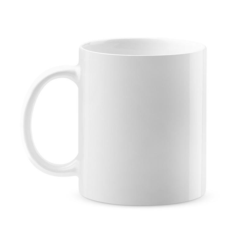 Sublimtion Blanks Ceramic White  Coffee Mugs , 11OZ Sublimation Cups, 6