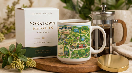 Custom Hometown Map mug, Hometown Candles, Light The Memories with your Hometown Candle, Realtor Gift