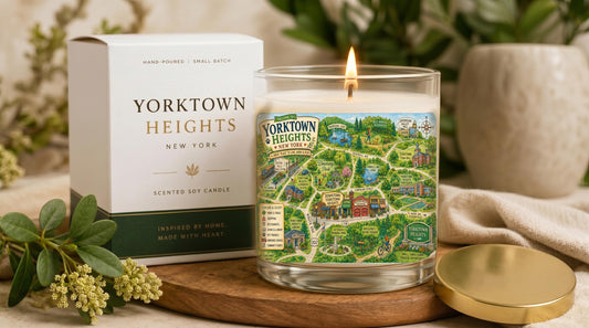 Custom Hometown Map Candle | Personalized Town Map Gift | Housewarming Gift | Realtor Closing Gift | New Home Gift | Soy Candle