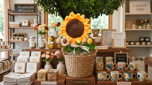 Giant Handmade Crochet Sunflower, 22" Oversized, | Forever Flower Gift | Artisan Crochet Floral Décor A little sunshine that blooms forever