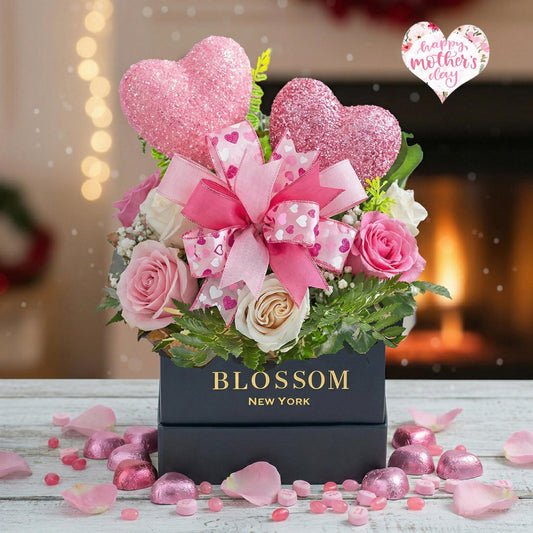 Mother's Day Gift Box with Soap Flowers, Forever Box for Mom
