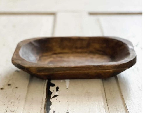 Wooden Dough Bowl Soy Candle - Naturally GiftedNY