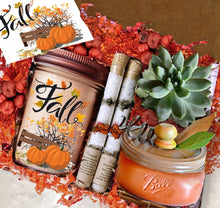 Load image into Gallery viewer, Hello Fall Gift, Gift Ideas, Autumn, Hello fall, Happy Birthday Gift Box, Fall  birthday  ,gift for mom gift for sister - Naturally GiftedNY
