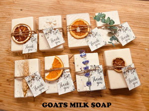 Goat's Milk Soap Favors, Wedding favors, Shower Favors, Send a Gift - Naturally GiftedNY
