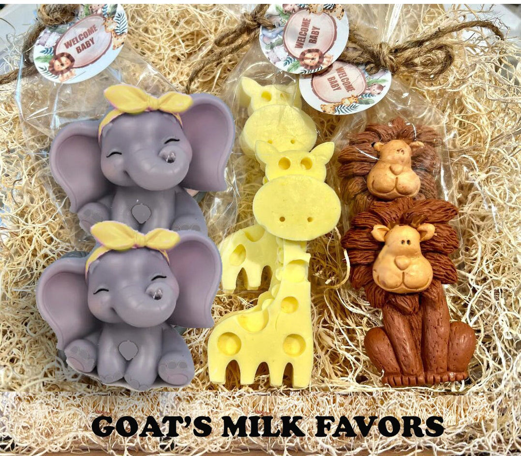 Goat's Milk Soap Favors for baby showers - Naturally GiftedNY